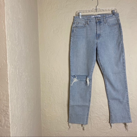 Joe’s  Taylor Hill Kass Ankle Slim Distressed Light Wash Jeans Size 28 NWT - Picture 7 of 8